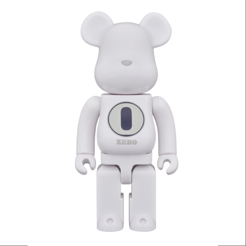 Limited Edition 2024 Be@rbrick ROBERT INDIANA x Fragment Design White 400% & 100% Collectible Figure - Perfect for Home Display, Office Decor, and Anime Enthusiast Collections