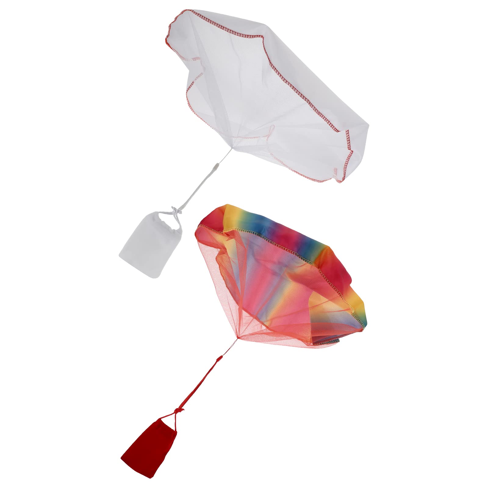 Kisangel Flying Toy - 2 Pack Hand Throw Parachute Toys for Kids, Outdoor Play & Backyard Fun - Perfect for Birthday Parties, Park Games & Summer Activities