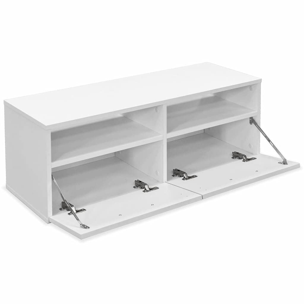 Modern Minimalist TV Stand with Storage, 37.4