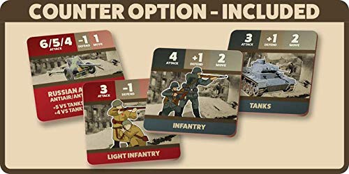 WOG Stalingrad Besieged WWII Historical Strategy Board Game - Perfect for War Game Enthusiasts & History Buffs
