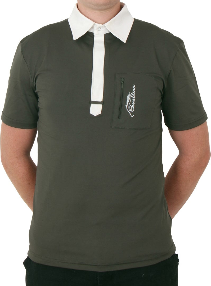 Cavallino Men's Competition Shirt - Premium Performance Polo for Golf, Tennis & Casual Wear | Moisture-Wicking & Breathable Fabric