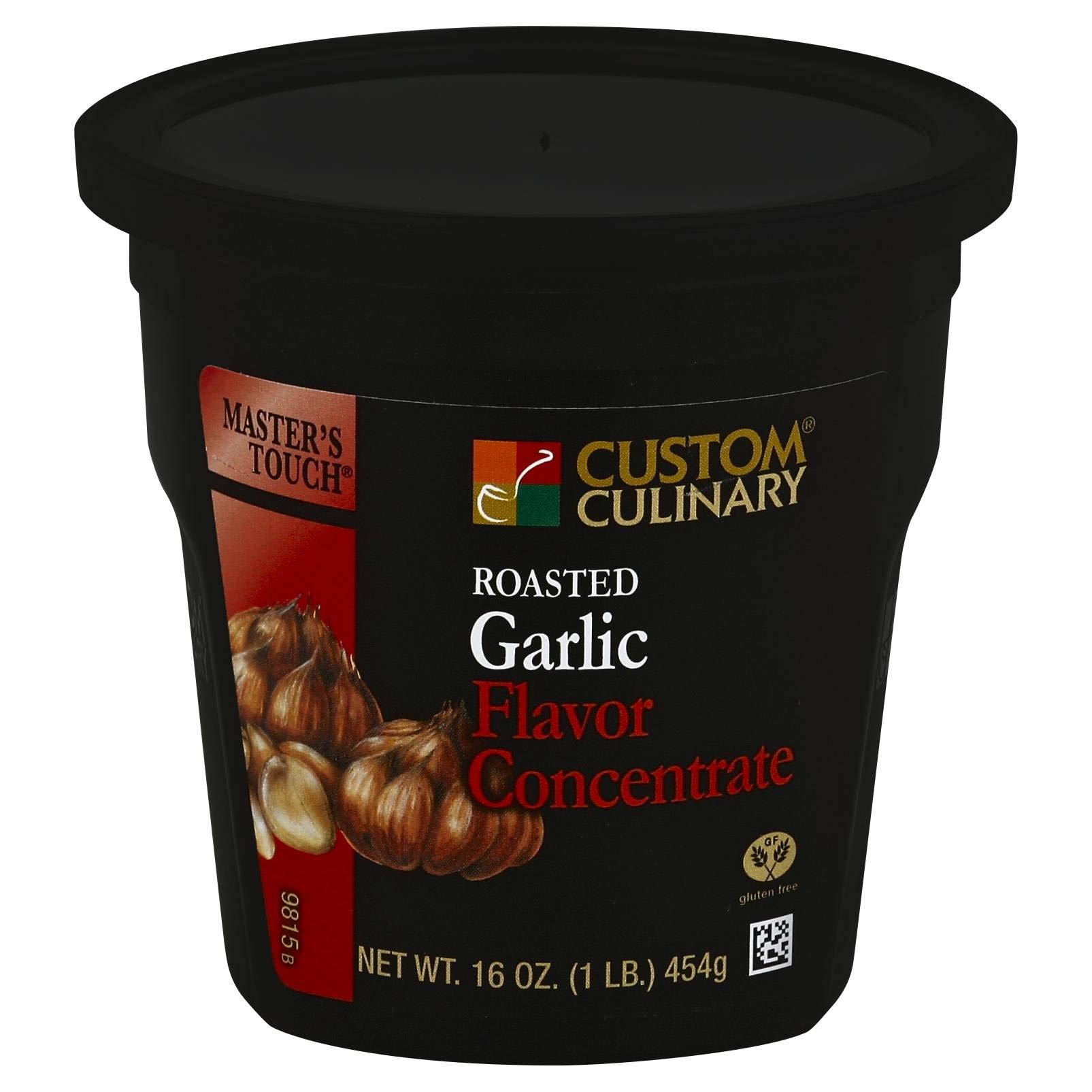 Premium Roasted Garlic Base - Gold Label Culinary Paste, 1 Pound (Pack of 6) | Ideal for Soups, Sauces, Marinades & Gourmet Cooking