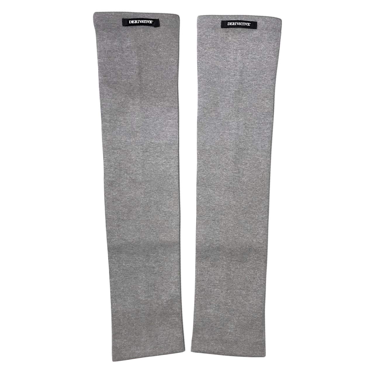 DERIVATIVE Thermal Arm Sleeves - Unisex Rib Knit Arm Warmers for Men & Women | Cold Weather Protection for Running, Cycling & Outdoor Sports