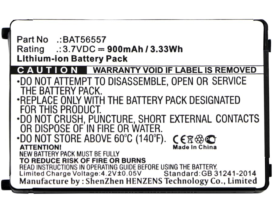 Synergy Digital 2-Way Radio Battery - High Capacity 900mAh Li-ion Replacement for Motorola HCNN4006A & HCNN4006 - Perfect for Business, Security, and Outdoor Communication
