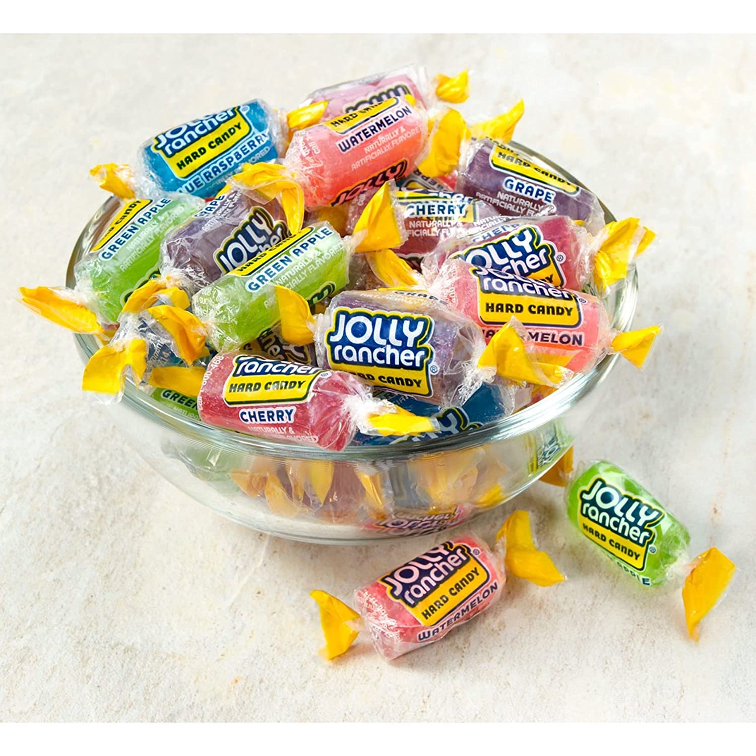 Jolly Rancher Hard Candy Assortment - 3 lbs Bulk Pack | Assorted Fruit Flavors | Wholesale Candy for Snacking, Baking, Party Favors & Gifts | Perfect for Holidays, Candy Bowls, Vending Machines & Office Treats