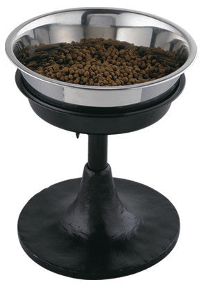 Adjustable Height Elevated Dog Bowl Stand - Ergonomic Raised Pet Feeder for Large & Small Dogs - Perfect for Dining, Kitchen, or Outdoor Use