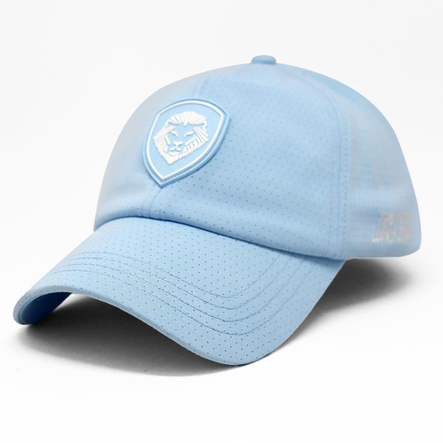 VT Shield Future Looks Bright Pewter Velcro Performance Perforated Hat - Lightweight Baseball Cap for Outdoor Sports & Casual Wear