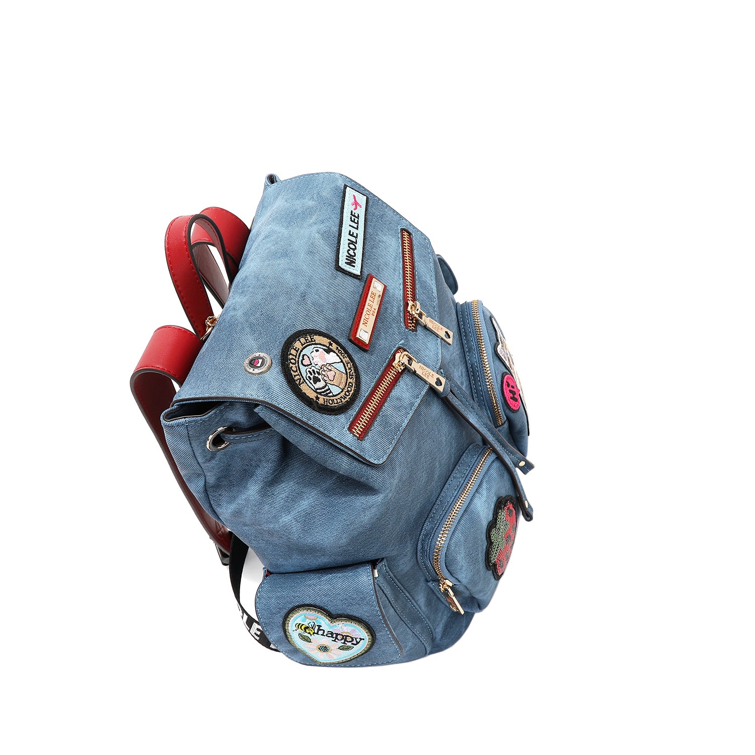 Multi-Patch Backpack - Stylish & Durable School & Travel Bag for Students & Professionals | Perfect for College, Work & Outdoor Adventures