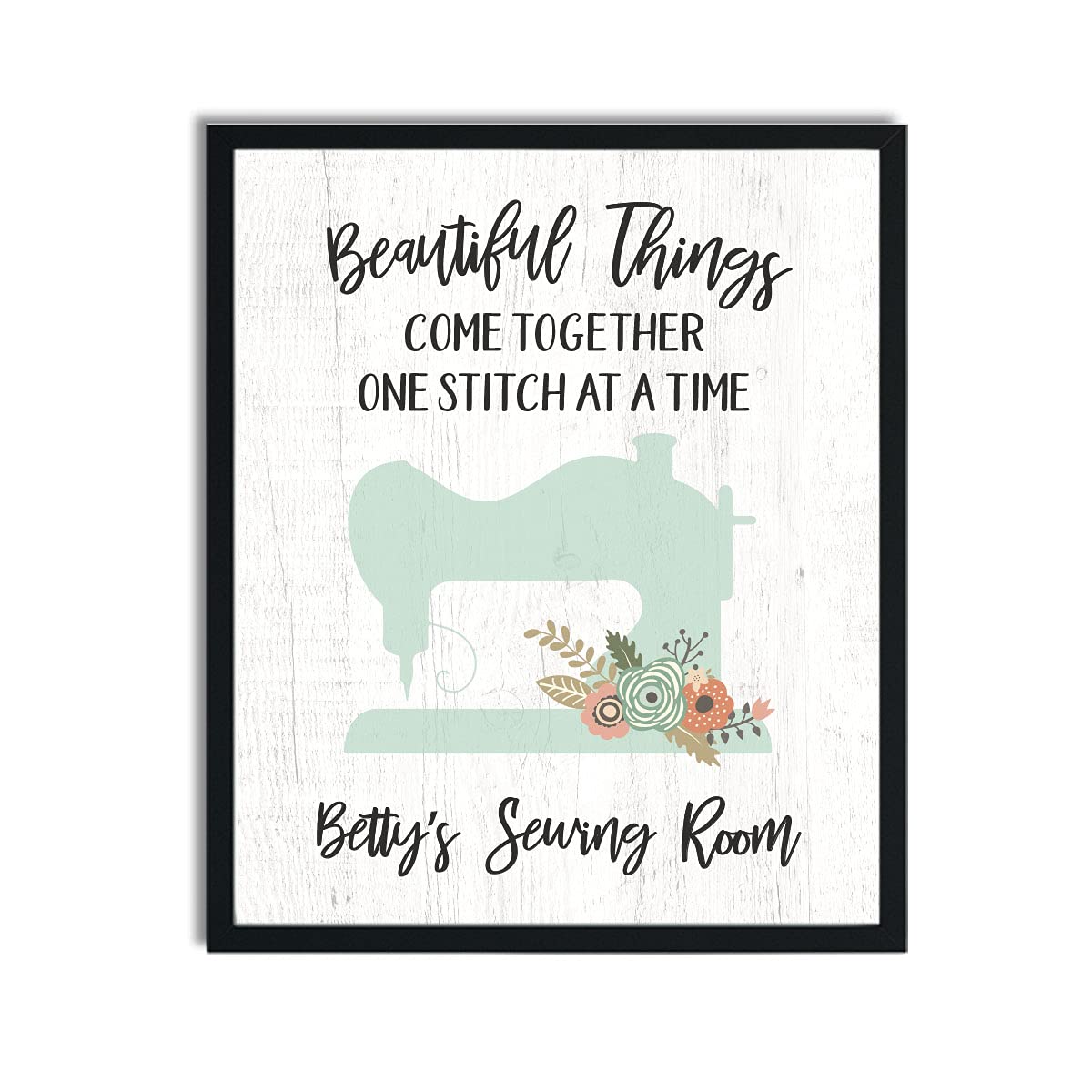 Personalized Sewing Print Wall Art - Custom Craft Room Decor & Unique Sewing Gift Idea for Grandmother - Perfect for Knitting, Quilting & Sewing Enthusiasts - Thoughtful Christmas Present for Grandma - Ideal for Home Studios & Creative Spaces