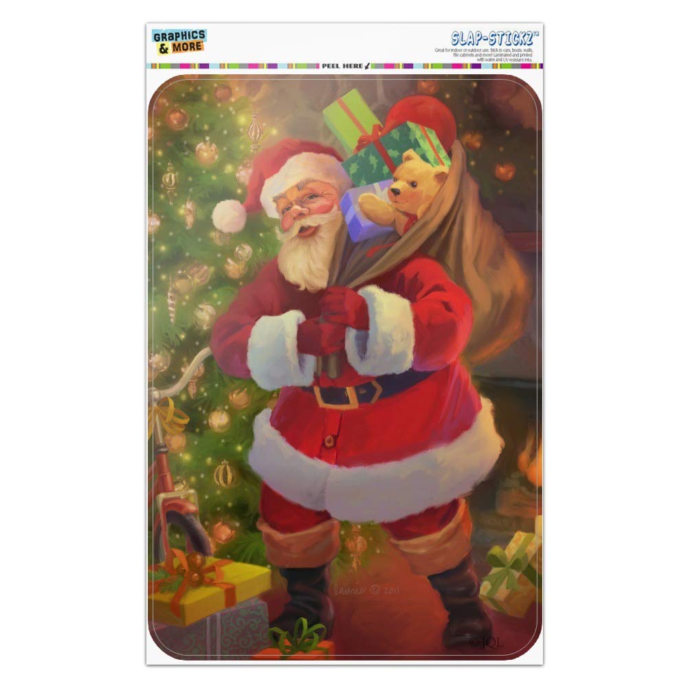 Christmas Holiday Santa's Home Visit Sign - Festive Decor for Home, Office & Business | Perfect for Holiday Parties, Gifts & Seasonal Decorations