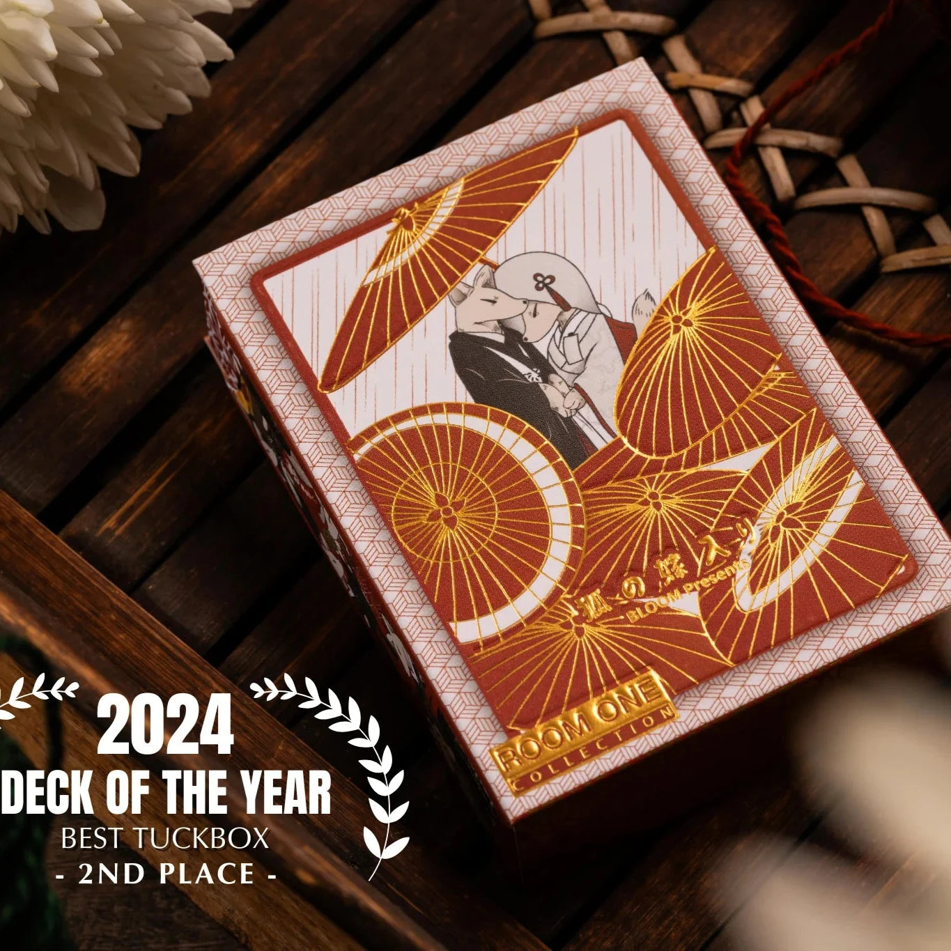 Fox's Wedding Playing Cards - Shinto Edition with Vanishing Box | Unique Japanese-Themed Card Deck for Magic Tricks, Collectibles & Game Nights