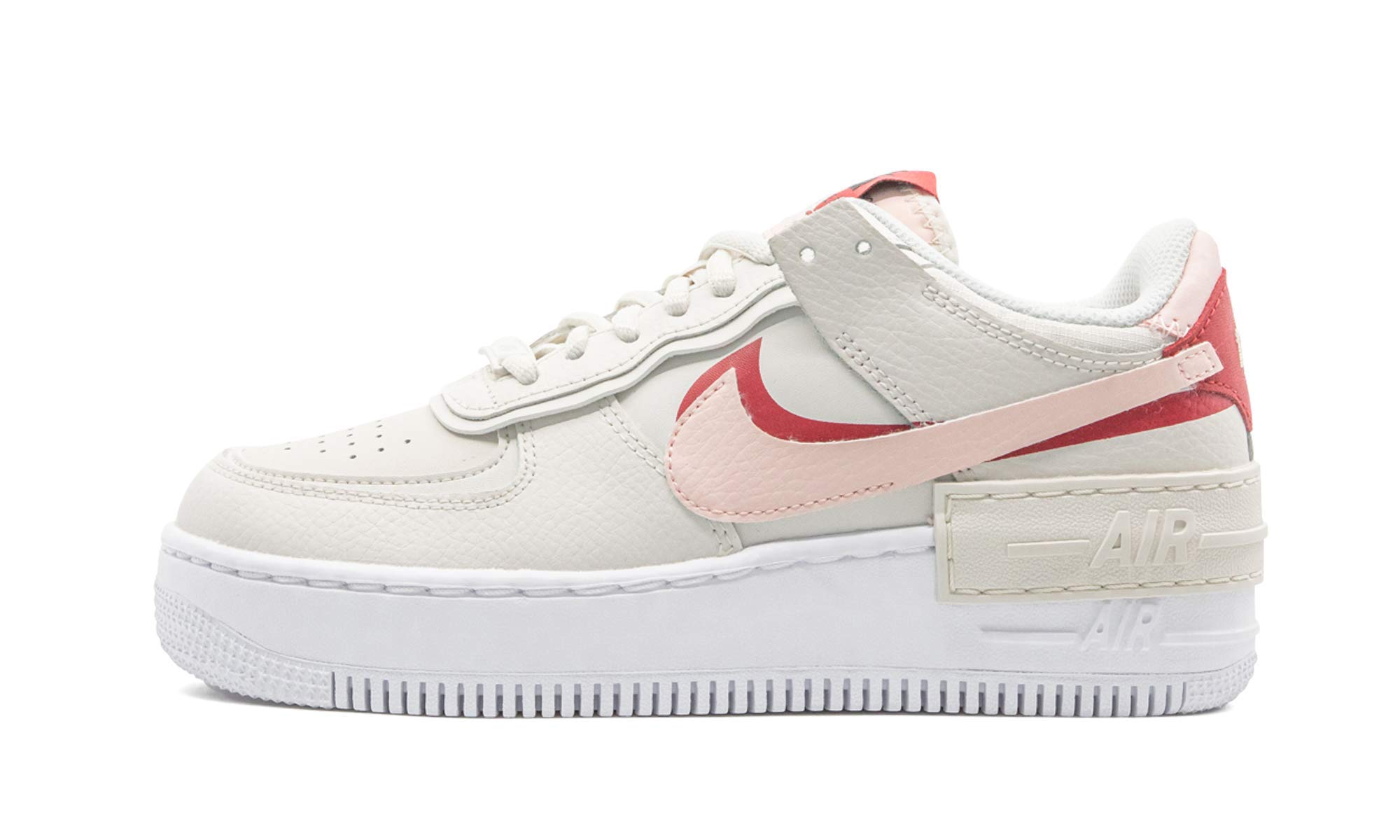 Nike Women's Air Force 1 Shadow Phantom/Echo Pink-Gym Red Sneakers Size 6W - Stylish Gym & Casual Wear for Women