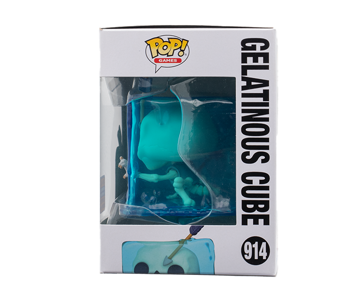 Funko Pop! Gelatinous Cube (Blue) Dungeons & Dragons 914 - 2023 Wondrous Convention Exclusive Collectible Figure | Perfect for D&D Fans, Gaming Room Decor & Fantasy Collectors