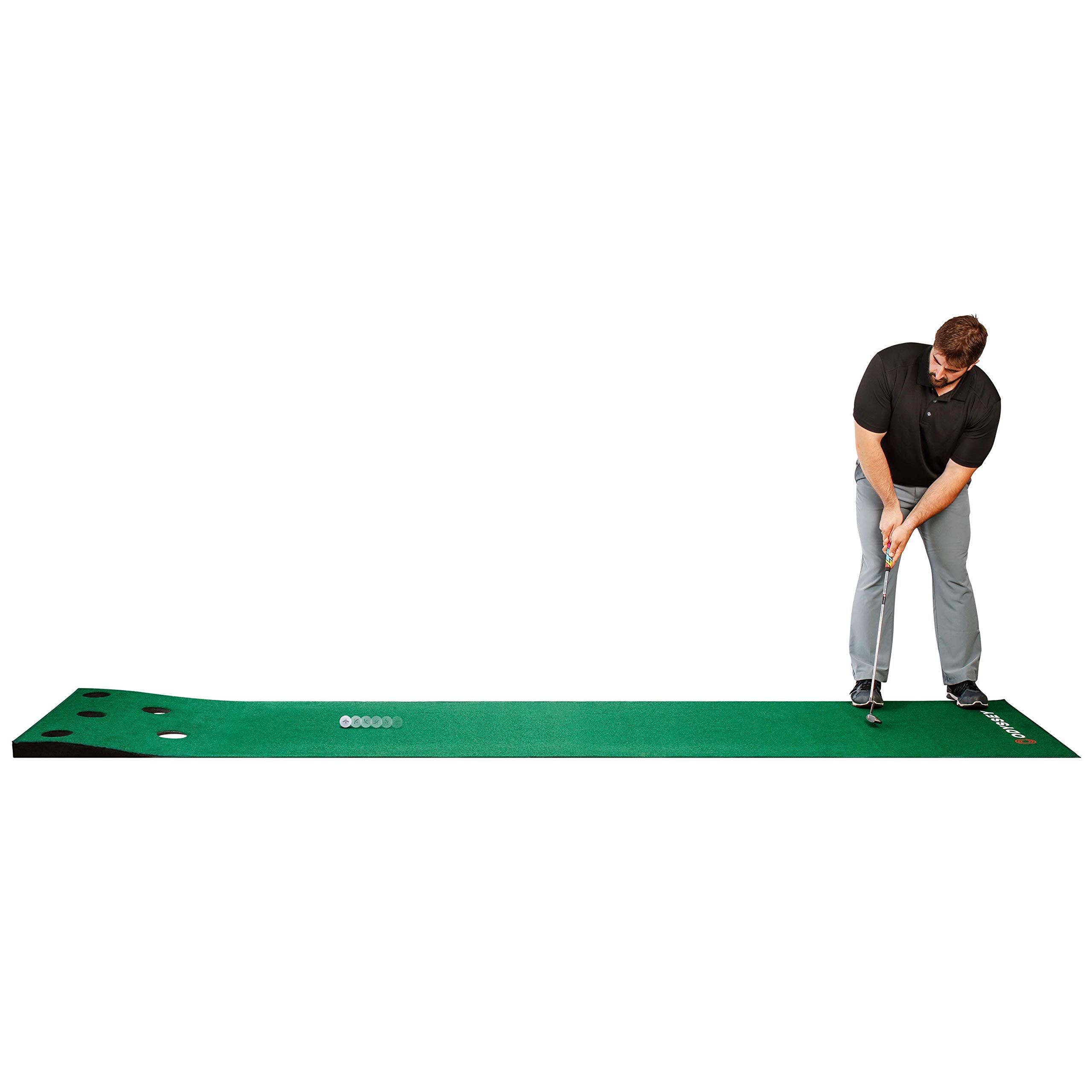 Callaway Odyssey 12 Ft. Indoor Putting Green Golf Mat - Premium Golf Putting Training Aid for Home & Office Practice | Perfect for Indoor Golf Practice, Game Room & Backyard Training