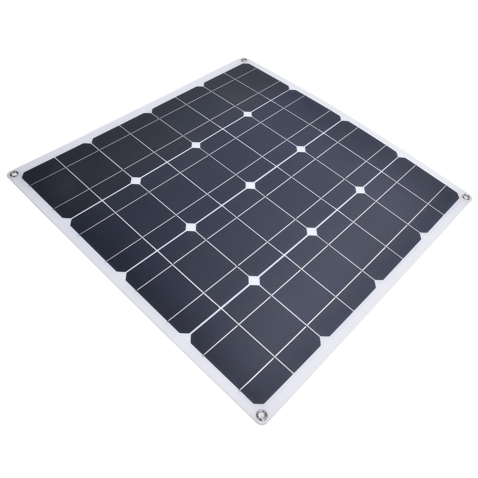 FTVOGUE 60W 5V Dual Output Portable Flexible Monocrystalline Solar Panel Charger - Waterproof Solar Charger for Phones, Tablets, Camping Lights | Perfect for Outdoor Camping, Hiking, RV Trips & Emergency Power Supply