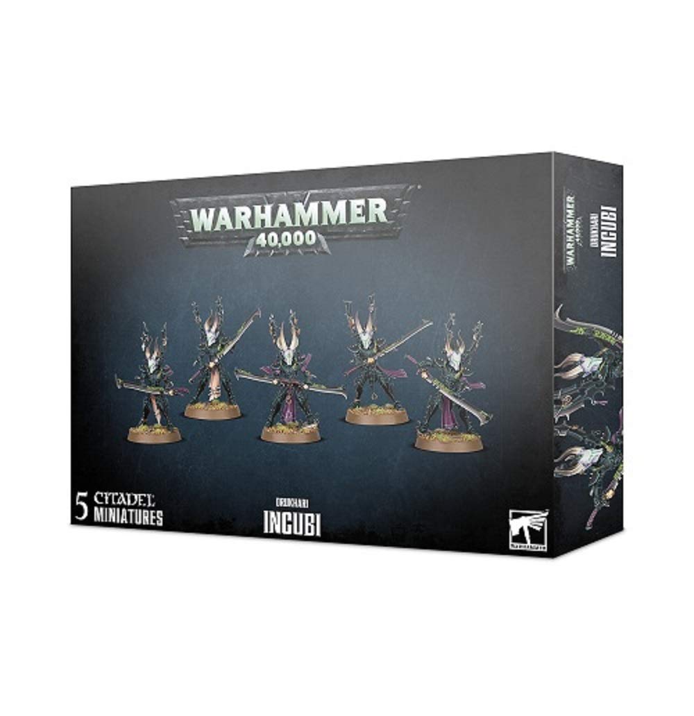 Warhammer 40,000 Drukhari Incubi Miniatures - Dark Eldar Tabletop Wargaming Figures for Warhammer 40K Battles & Collectors