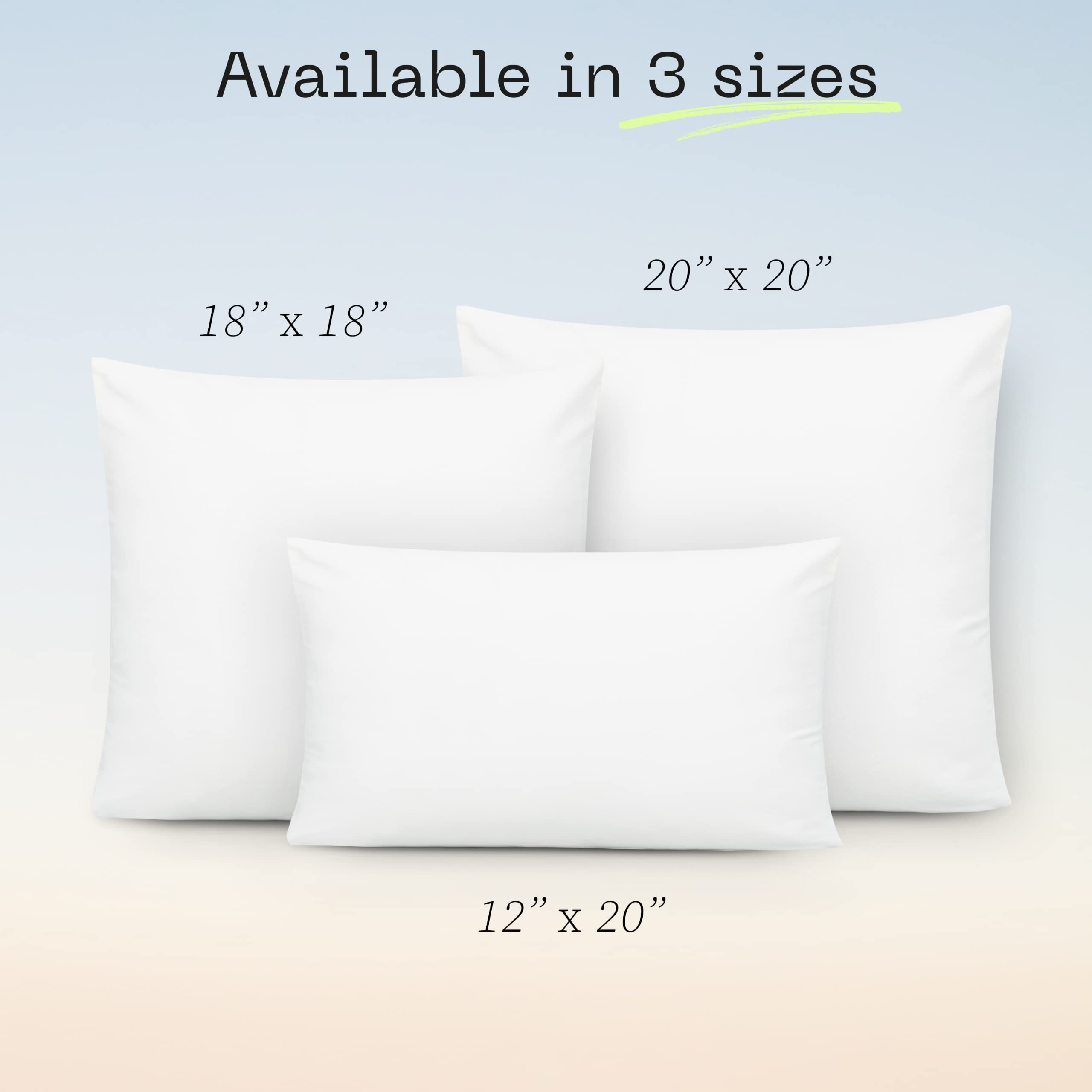 Coop Home Goods Organic Cotton Throw Pillow Covers Set of 2 - 12x20 Inches White Decorative Sofa & Bed Pillowcases - Soft Breathable Cushion Covers for Living Room, Bedroom, Couch - Perfect for Home Decor, Cozy Reading Nook & Guest Room Accents