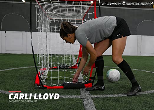 PowerNet Soccer Goal 8x4 - Portable & Durable Soccer Net for Training & Backyard Games - Perfect for Youth, Adults & Professional Practice