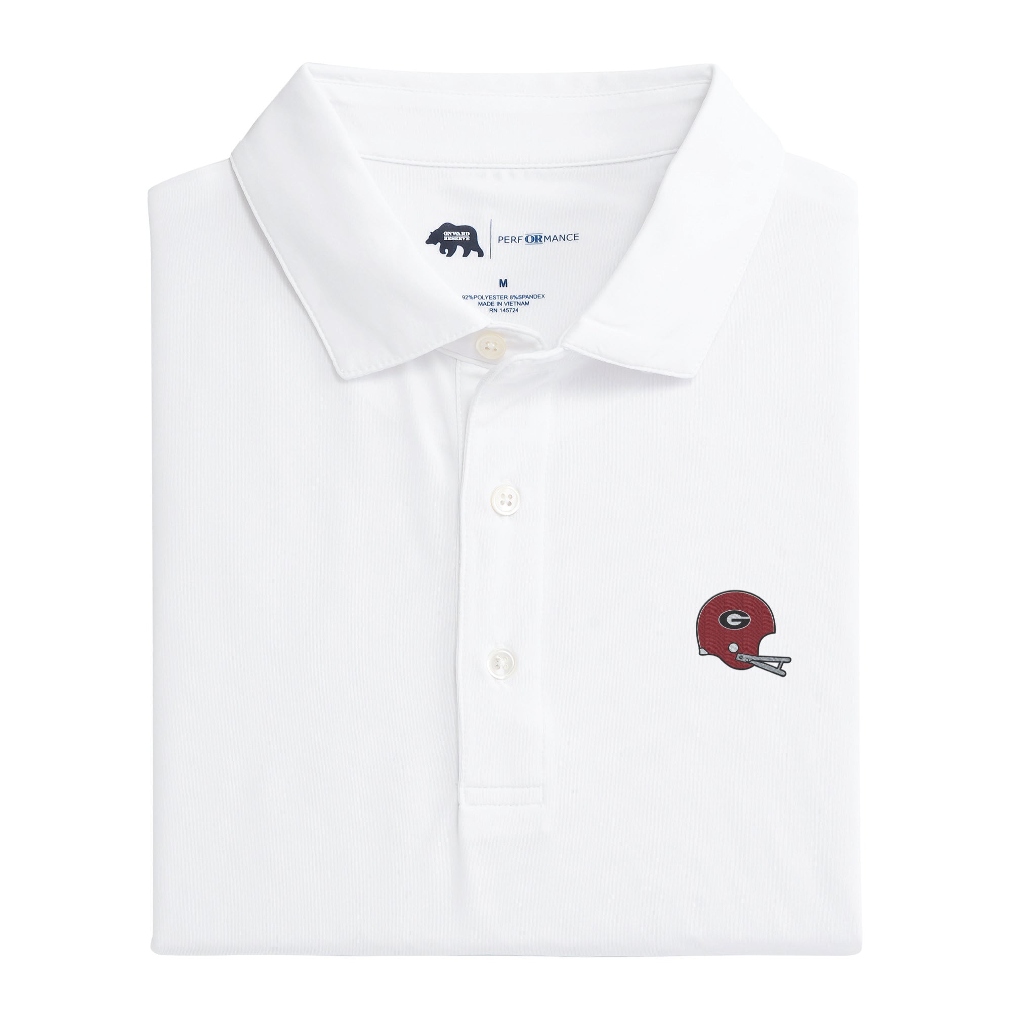 Vintage Solid Performance Polo Shirt for Men - Classic White Cotton Golf Shirt - Perfect for Golf, Casual Wear & Office Outfits