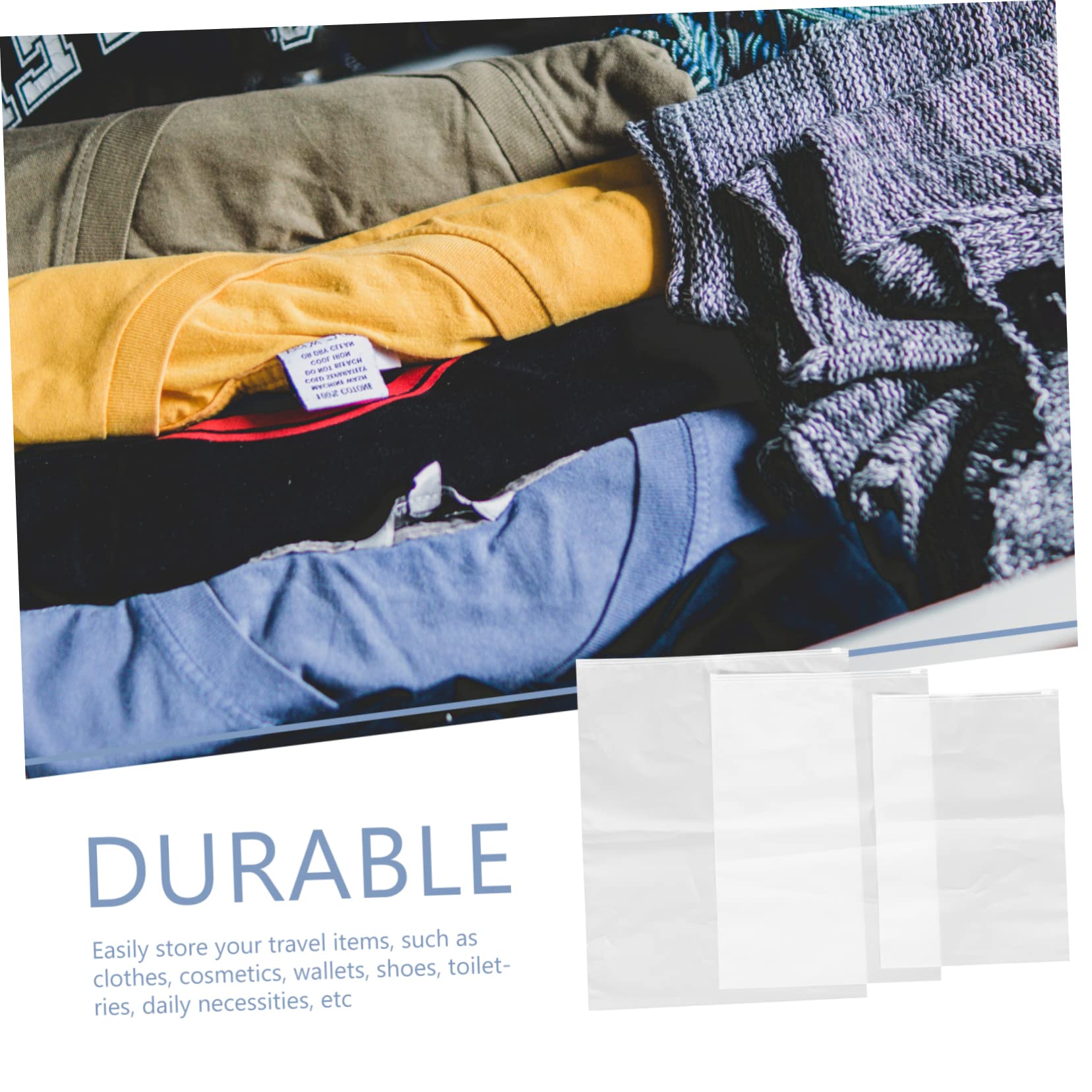 10 Pack Eva Travel Toiletry Bags - Waterproof Zipper Sealed Cosmetic Storage Pouches for Suitcases | Organize Makeup & Essentials for Business Trips, Vacations & Daily Use