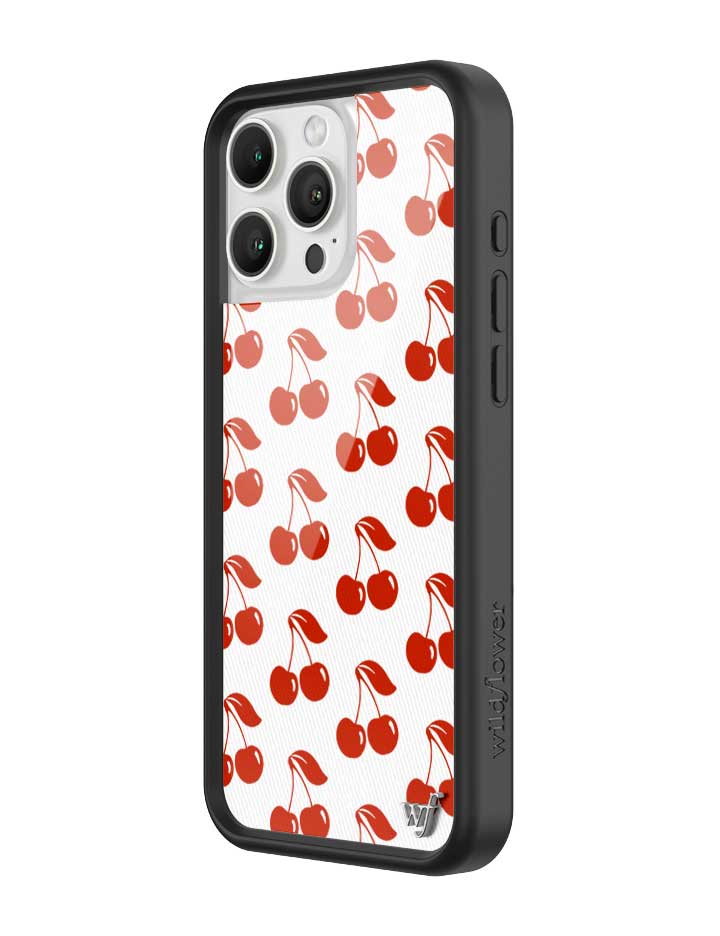 Premium American Cherries Design iPhone Case - Durable & Stylish Phone Cover for iPhone 13/14/15 Pro Max - Perfect for Everyday Use, Travel & Gift Giving