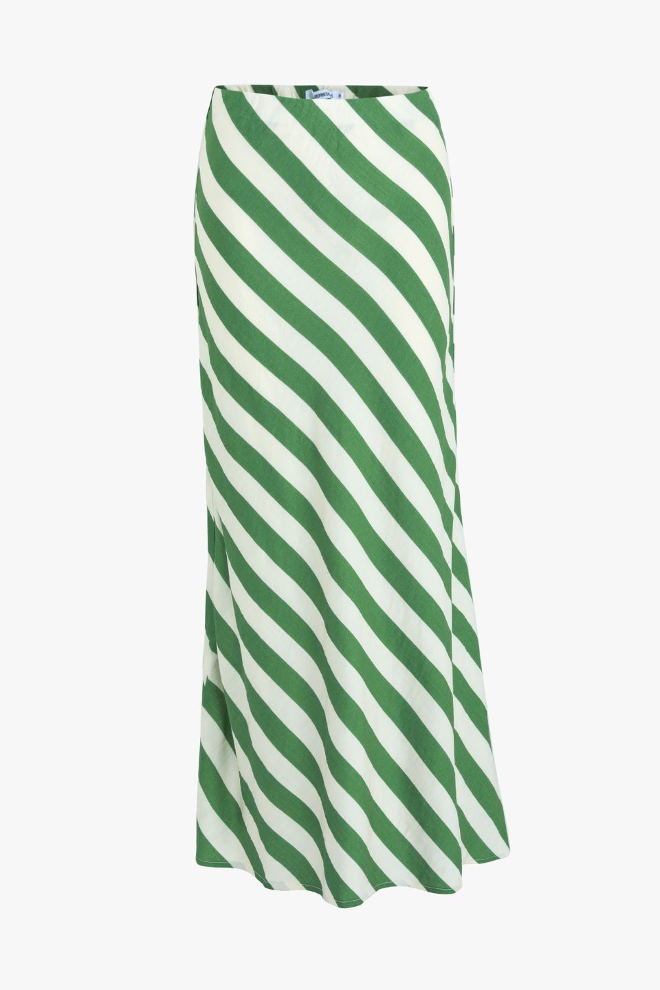 Breathe Apple Stripe Bias Maxi Skirt - Flowy Summer Dress for Women, Beach Cover Up, Boho Chic Skirt for Vacation & Outdoor Activities