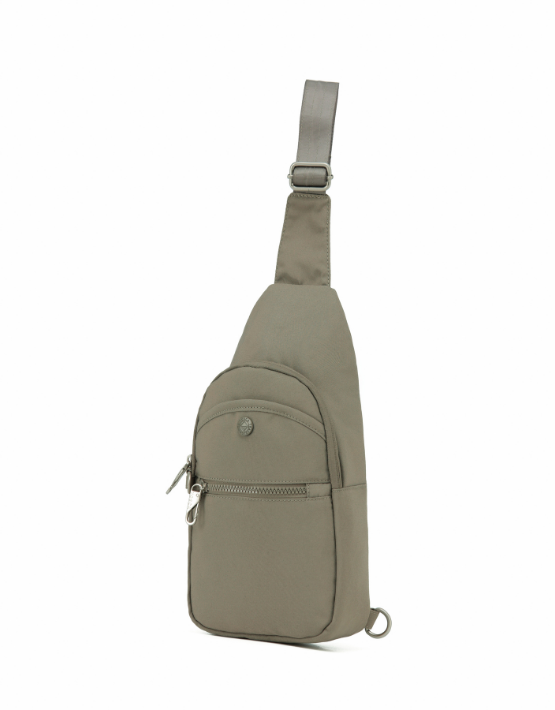 TOSCA TCA989 Anti-Theft Sling Bag for Men & Women - Lightweight Crossbody Chest Bag with RFID Blocking - Perfect for Travel, Hiking & Daily Commute (Taupe)