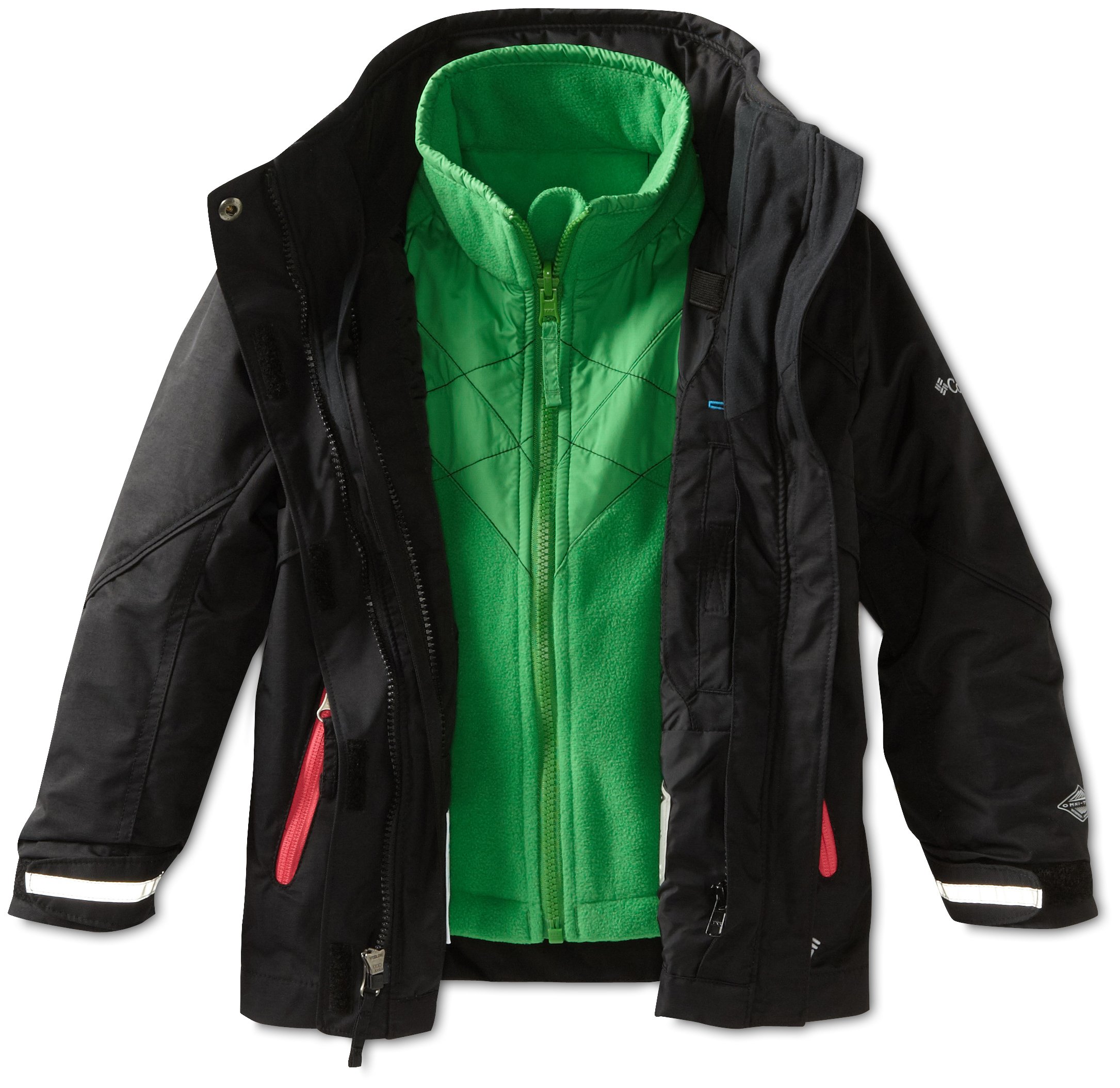 Columbia Girls' Bugaboo Interchange Jacket - Waterproof & Breathable Outerwear for Ages 7-16 - Perfect for Hiking, Camping & Outdoor Adventures