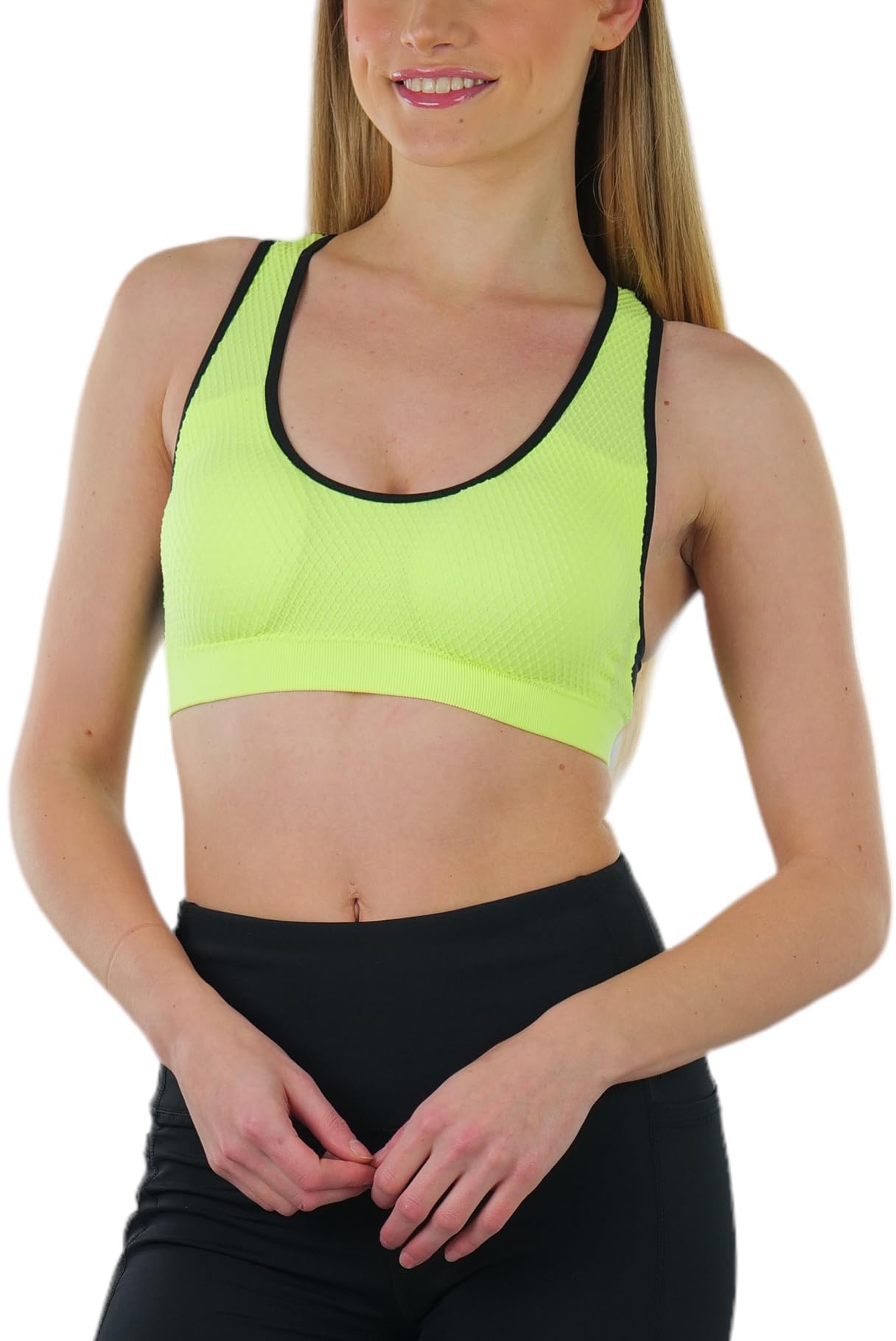 ToBeInStyle Women’s Seamless Supportive Wire-Free Sports Bras & Bralettes - Comfortable Yoga, Gym & Lounge Wear for Active Women