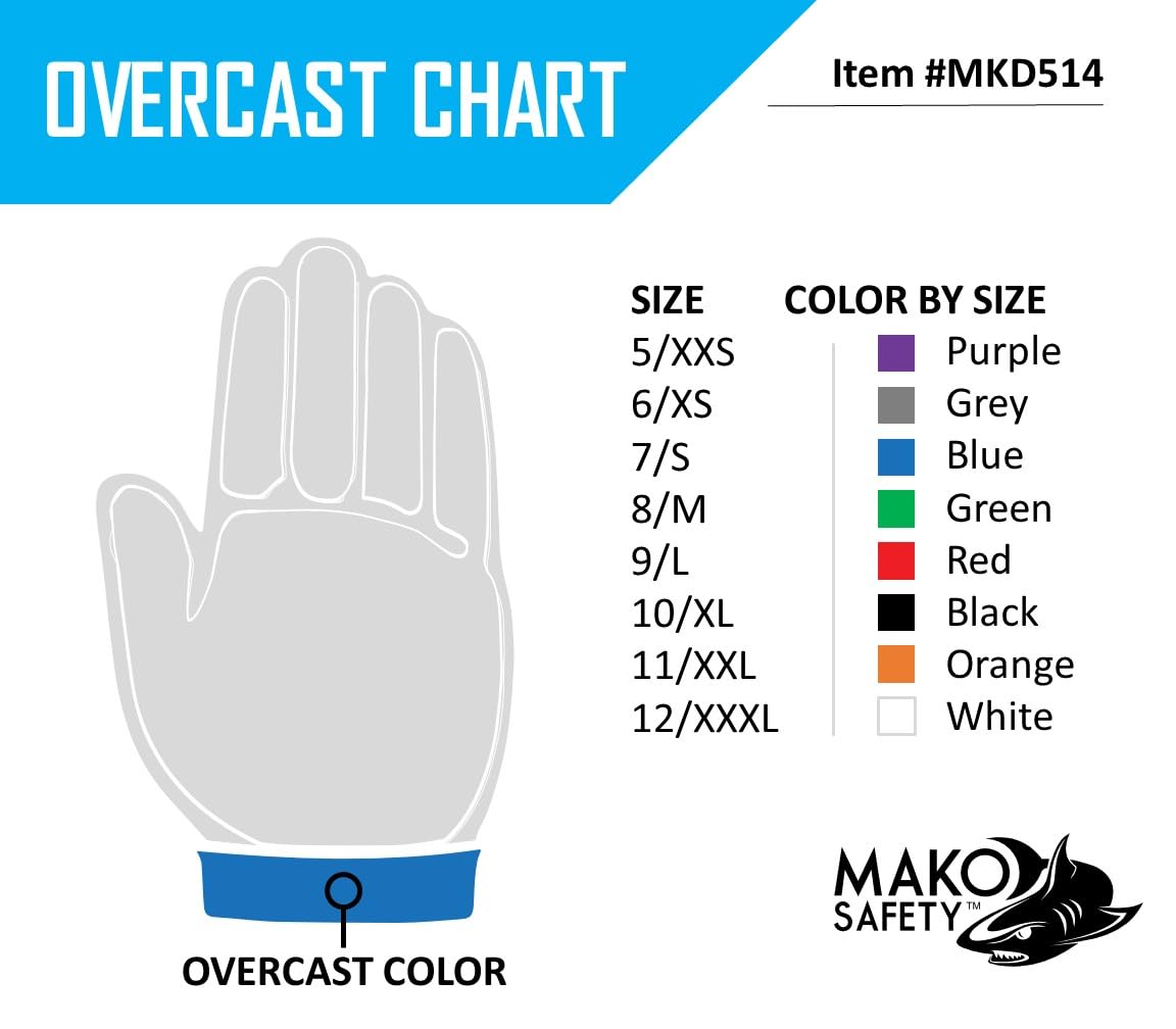 ANSI Level A4 Cut-Resistant Kitchen Utility Gloves - 12 Pairs, Size 11/XXL, Salt & Pepper Color (MKD514) - Perfect for Food Prep, Butchering & Dishwashing