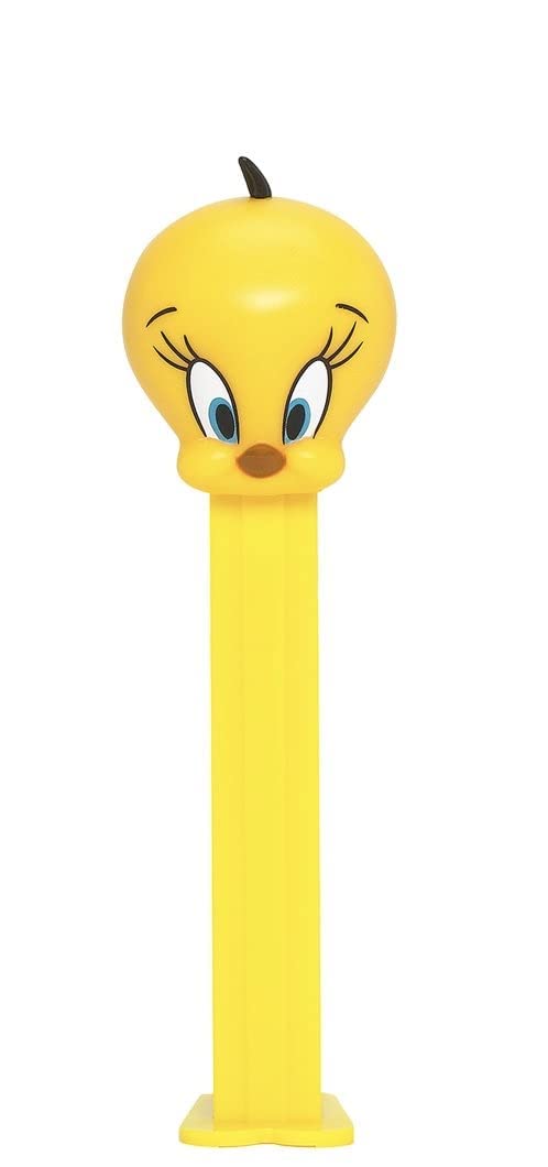 **Pez Candy Tweety Bird Dispenser with 2 Rolls & 6-Pack Lemon Refills – 2021 New Legacy Collectible – Fun for Parties, Gifts & Candy Lovers**