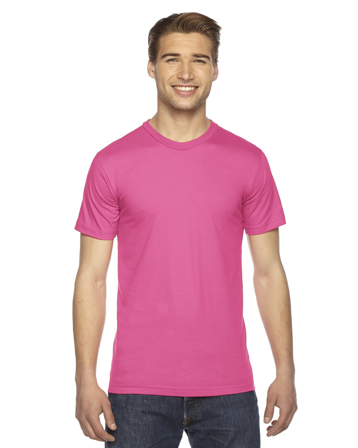 American Apparel Men's Rs2001 T-Shirt - Premium Cotton Crew Neck Tee for Casual Wear & Everyday Comfort