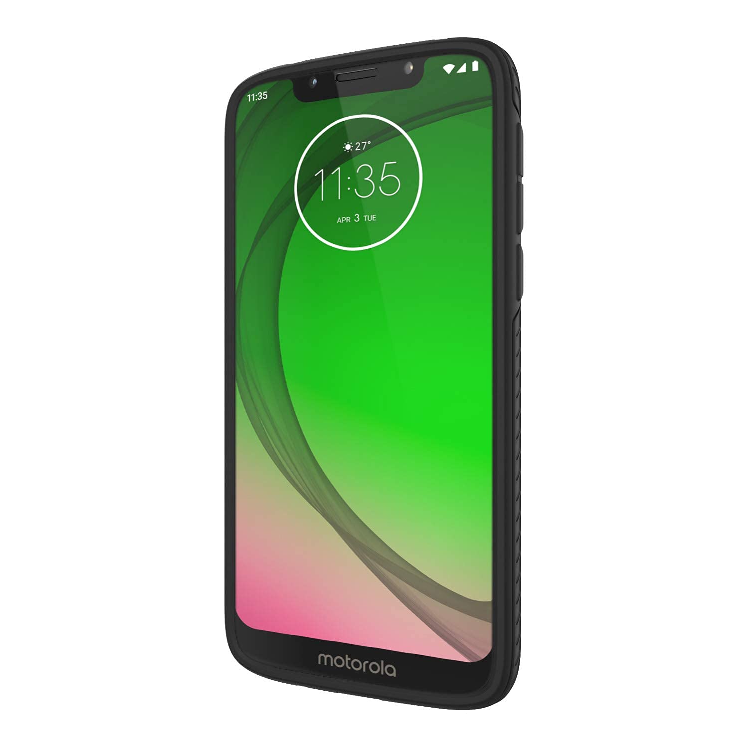 Motorola Moto G7 Play/G7 Optimo Protective Case - Black | Shockproof Slim Fit Cover for Enhanced Grip & Drop Protection | Ideal for Everyday Use, Travel & Outdoor Activities