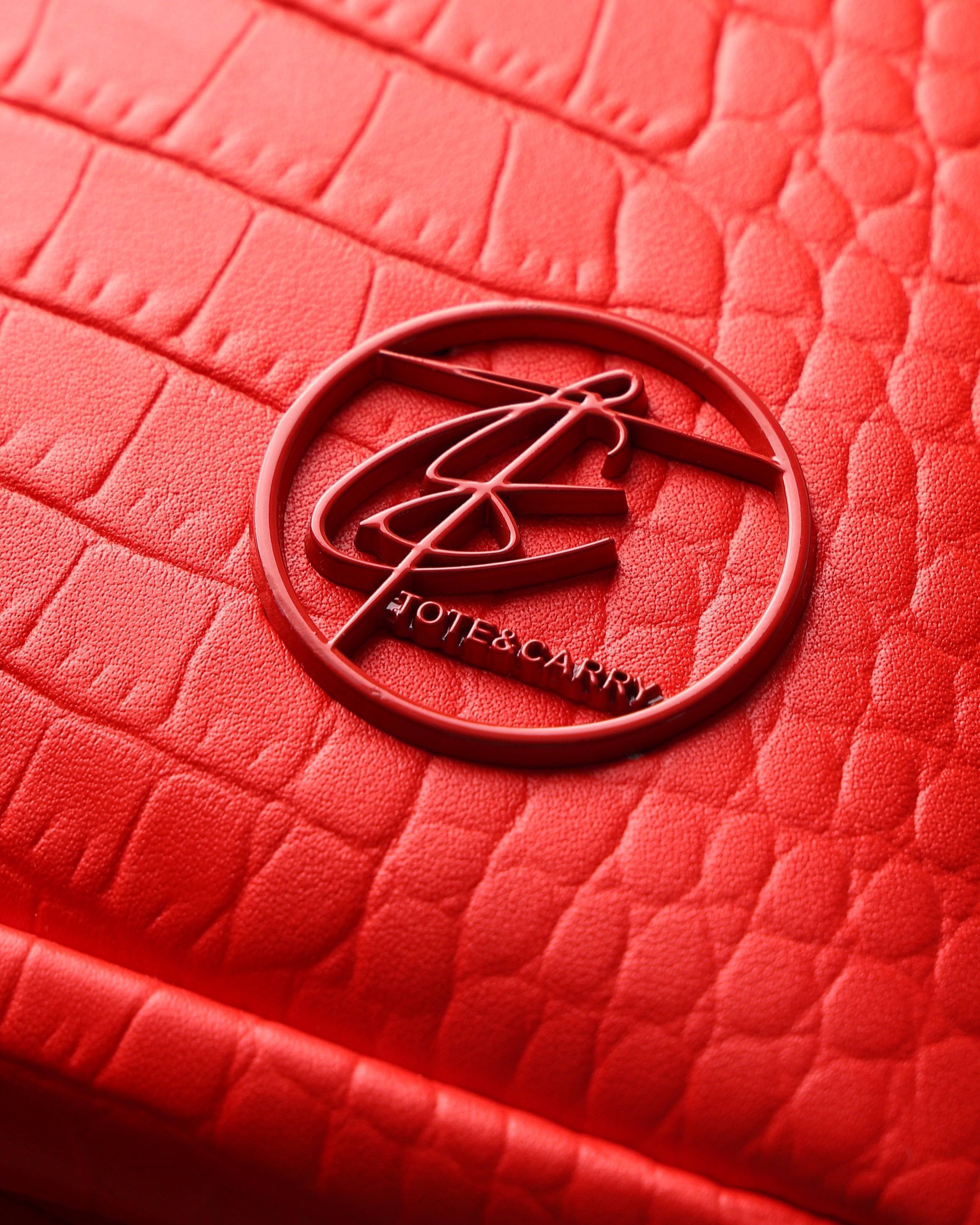 Premium Red Leather Backpack for Men & Women - Durable Travel Laptop Bag with USB Charging Port - Perfect for Work, School & Outdoor Adventures