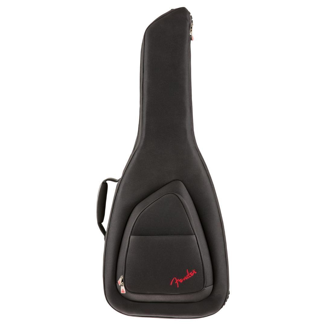 Fender FE1225 Electric Guitar Gig Bag - Black Padded Case for Electric Guitars - Perfect for Travel, Storage & Protection