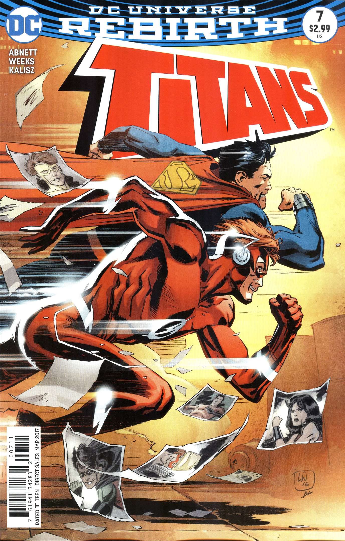 Titans (4th Series) #7 VF/NM DC Comics - Rebirth Superman vs Flash Race Battle | Collectible Comic Book for Fans & Display    (Note: I kept the grading 