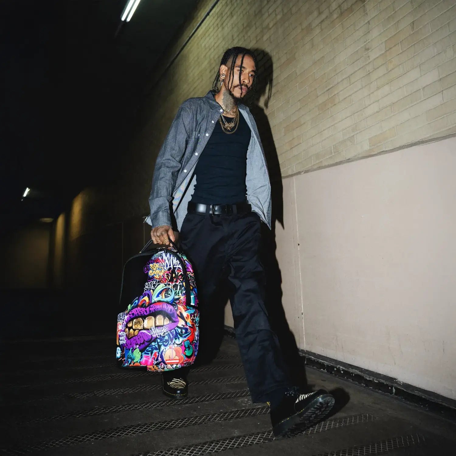 Half Graf Lipstick DLXSV Backpack - Stylish & Durable Unisex Laptop Bag for Work, School & Travel - Perfect for Commuters, Students & Professionals