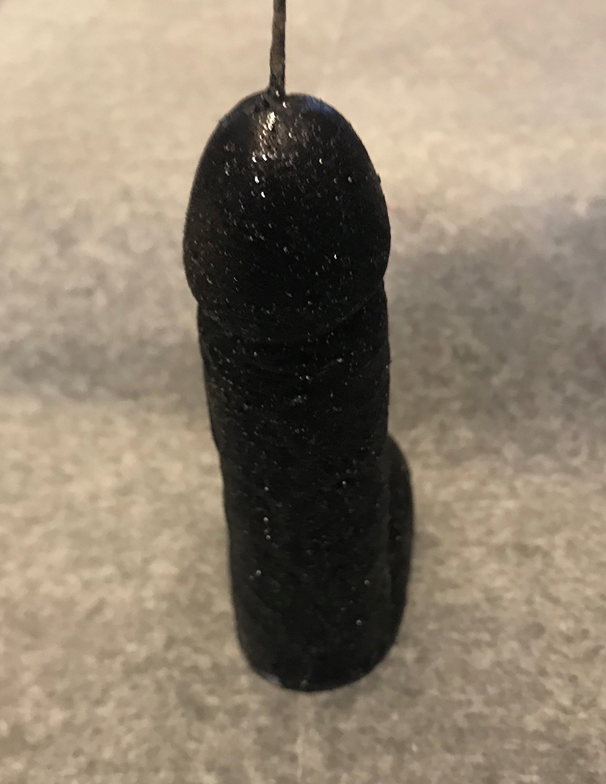 Black Penis Glitter Candle 4.5