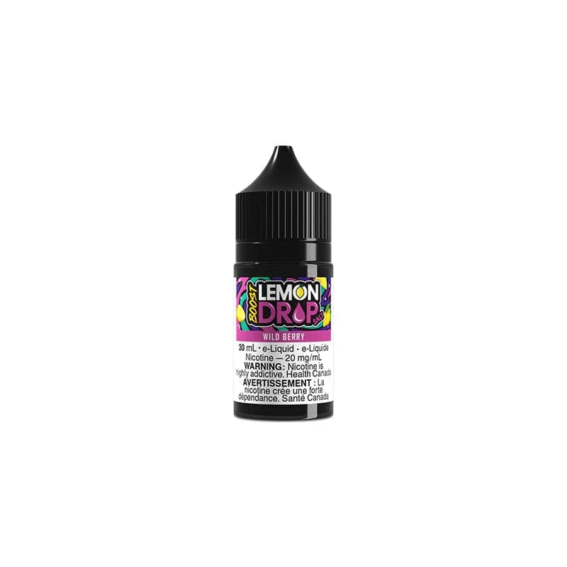 Wild Berry Nic Salt E-Liquid - Lemon Drop Boost Flavor - 30mL Bottle for Vape Pens & Pod Systems - Refreshing Fruit Flavor for All-Day Vaping (Alberta)