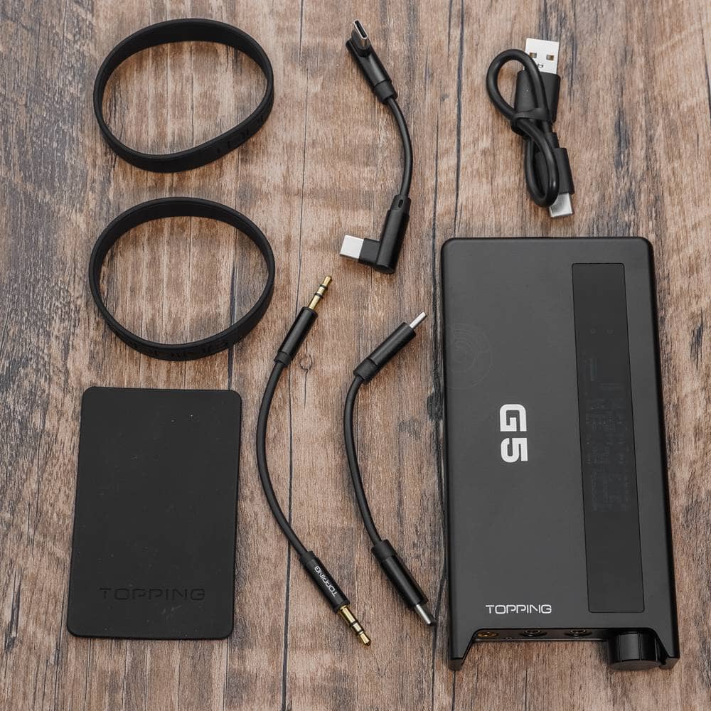 TOPPING G5 Portable Bluetooth DAC & AMP with LDAC Audio and NFCA HPA - High Resolution Wireless Headphone Amplifier for Audiophiles, Travel & Home Audio