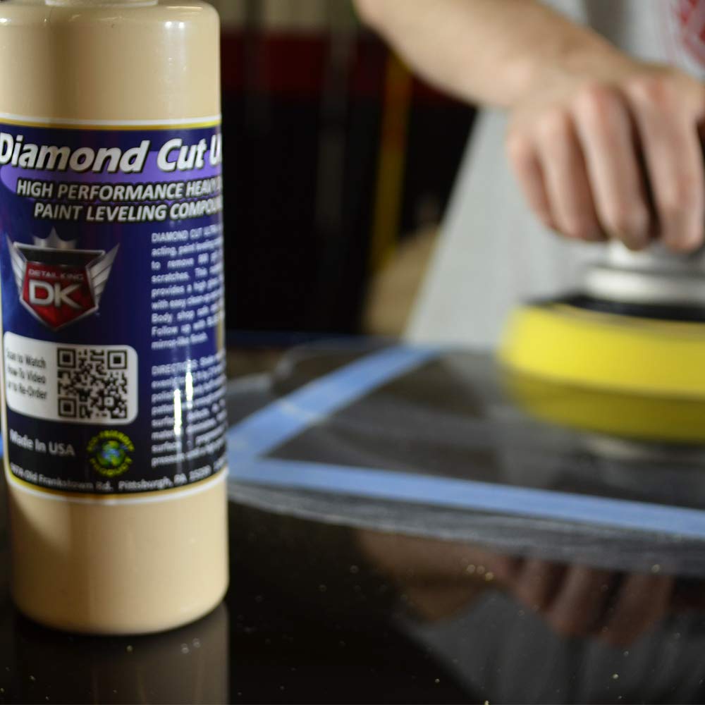 Detail King Diamond Cut Ultra Car Scratch Repair Body Compound – Professional Scratch & Swirl Remover for Cars – Body Shop Safe Gallon – Perfect for DIY Auto Detailing & Professional Paint Correction