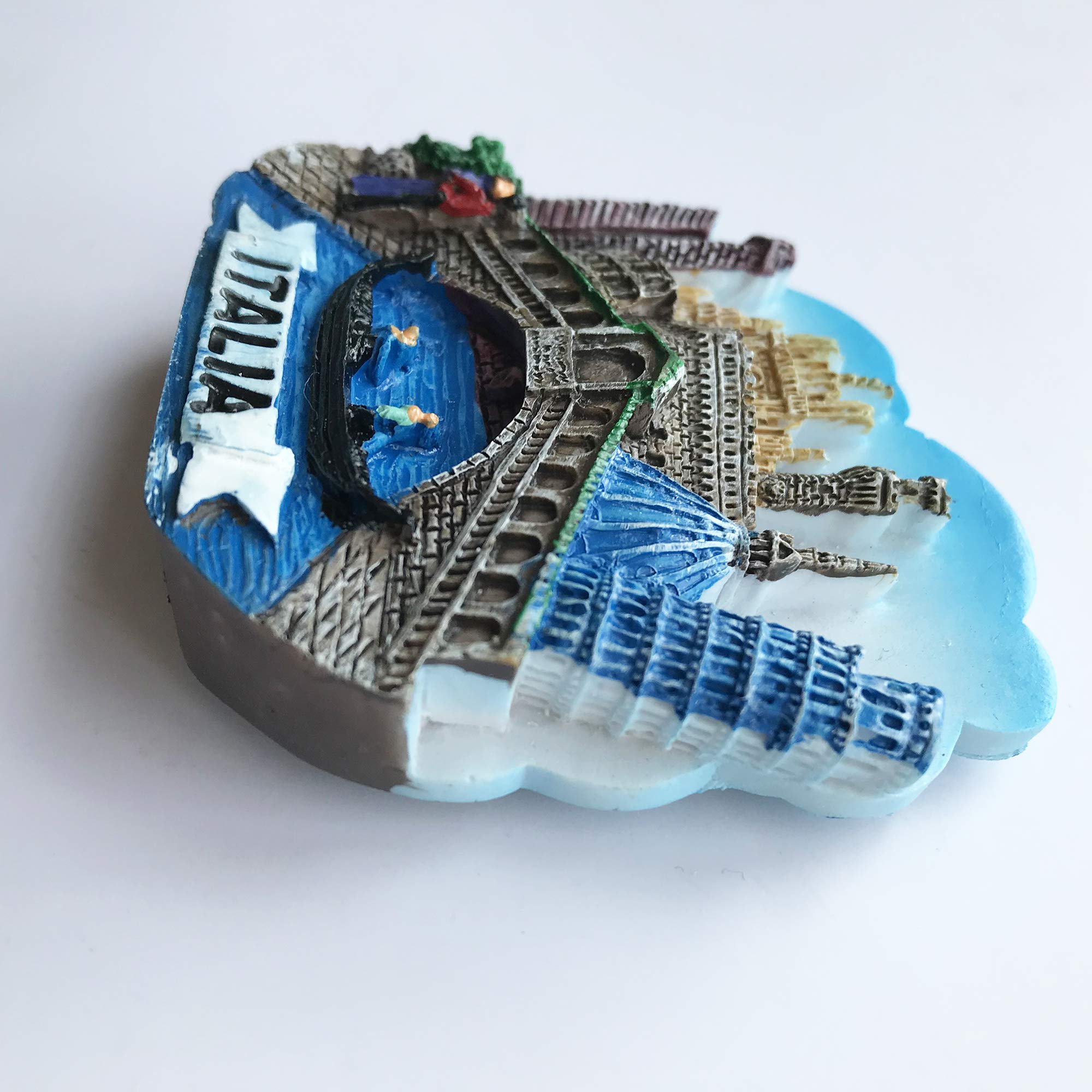 3D Venice Italy Fridge Magnet - Souvenir, Travel Gift, Home Decoration - Perfect for Refrigerators, Lockers & Scrapbooking
