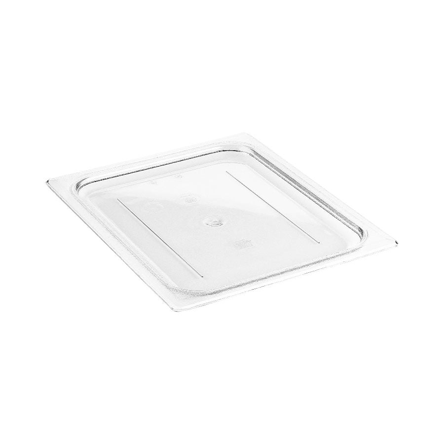 Cambro 20CWC135 Camwear Clear 1/2 Size Flat Food Pan Lid - Durable Food Storage Cover for Commercial Kitchens, Catering & Buffet Service