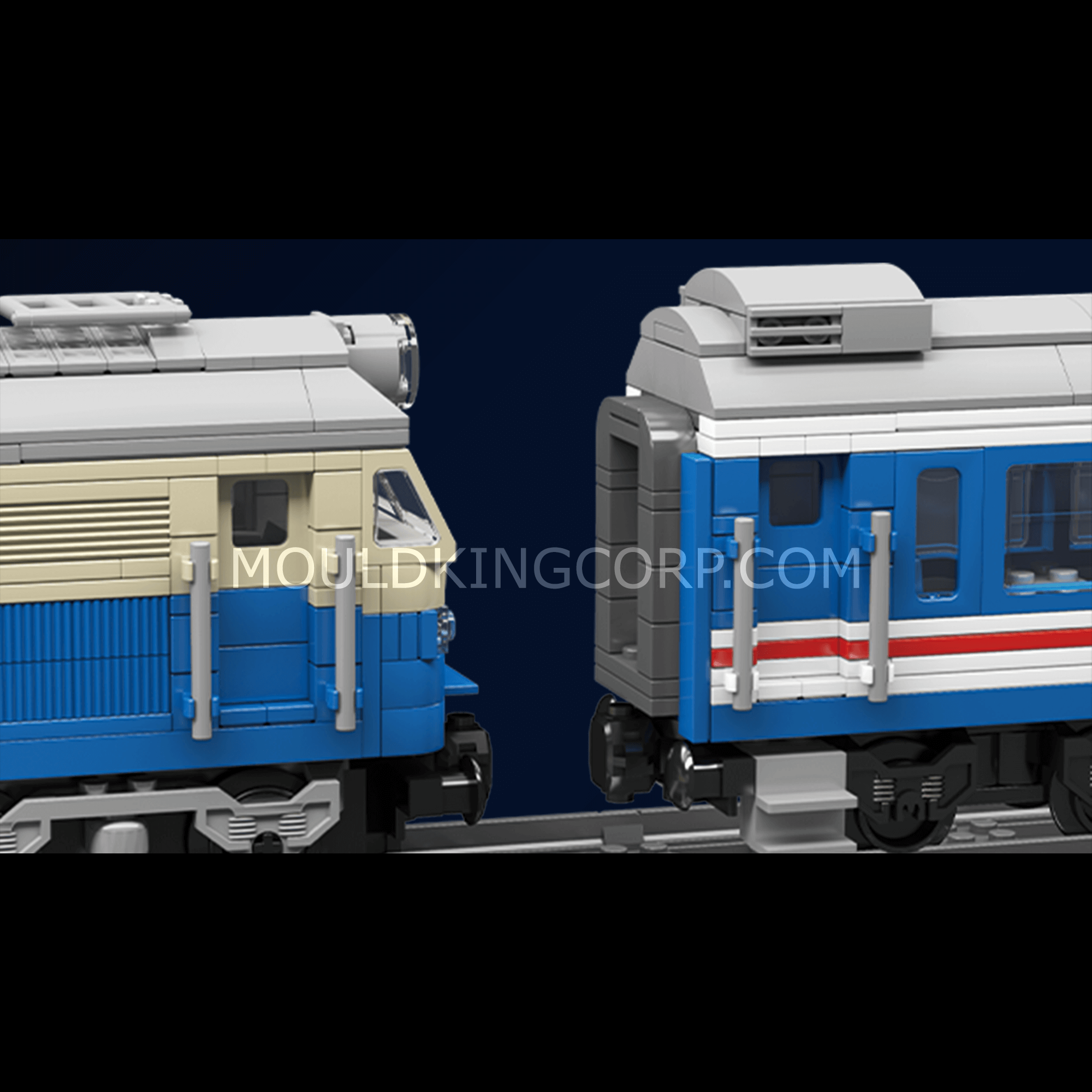 Mould King 12022 DF4B Remote Control Diesel Locomotive Building Blocks Set | 1,212 PCS STEM Toy for Adults & Kids | Train Model for Collectors & Railway Enthusiasts | Perfect for Birthday Gifts & DIY Projects