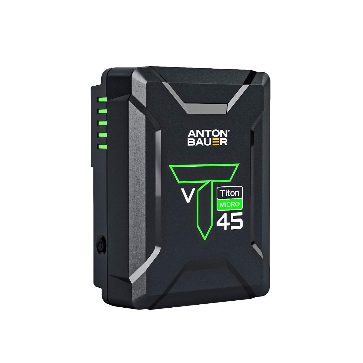 Anton Bauer Titon Micro 45 V-Mount Battery - 45Wh 14.4V Lithium Battery Pack for Professional Cameras - Quick Release Replacement Battery for Camera Rigs & Accessories - Perfect for Film Production, Live Streaming & Outdoor Shooting