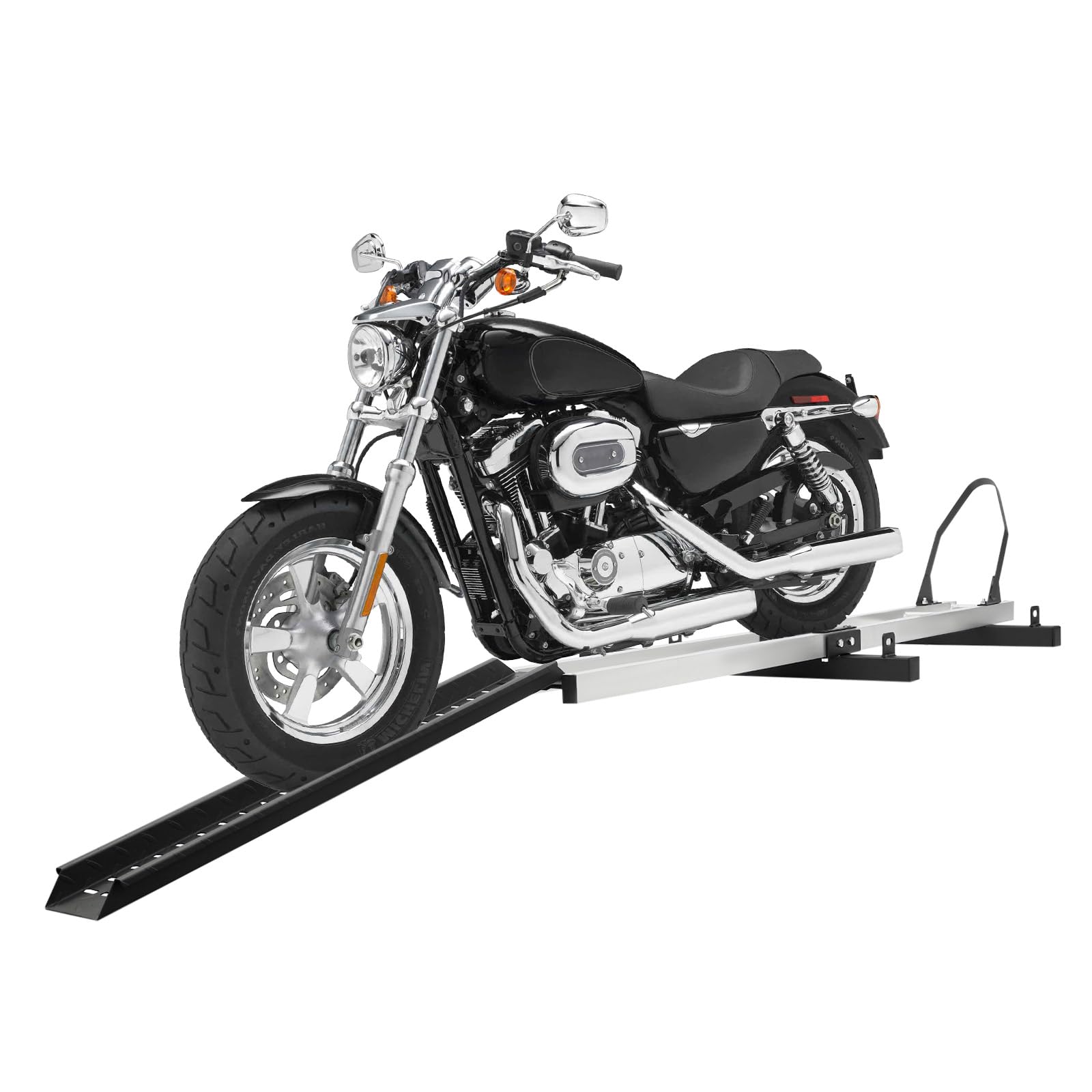 Aluminum Motorcycle Hitch Carrier - 400lbs Capacity for Dirt Bikes & ATVs