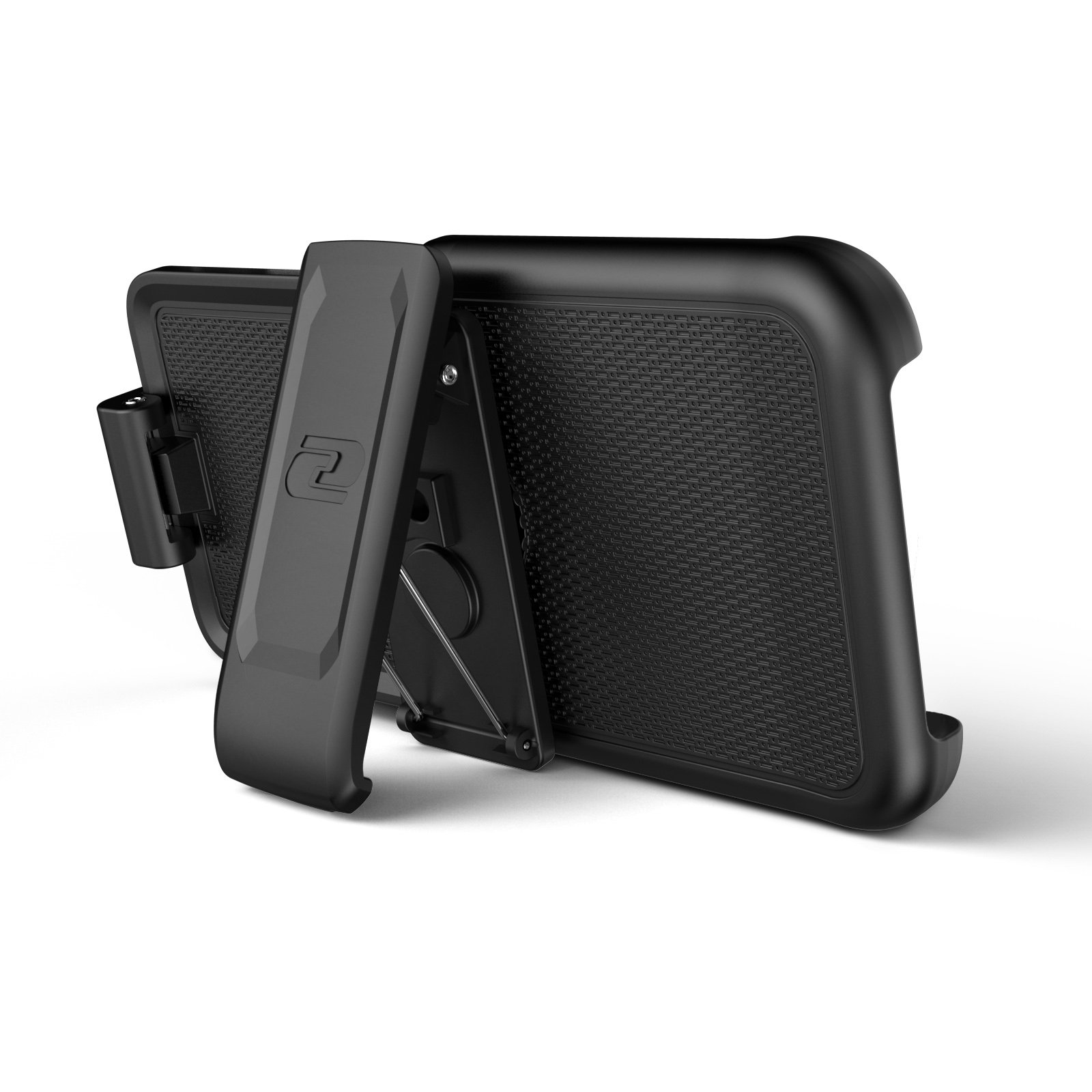Motorola Edge Plus Belt Clip Holster Case (2020) - Heavy Duty Rugged Full Body Protective Cover with Holder for Moto Edge+ (Black) | Perfect for Construction, Outdoor Work & Active Lifestyle