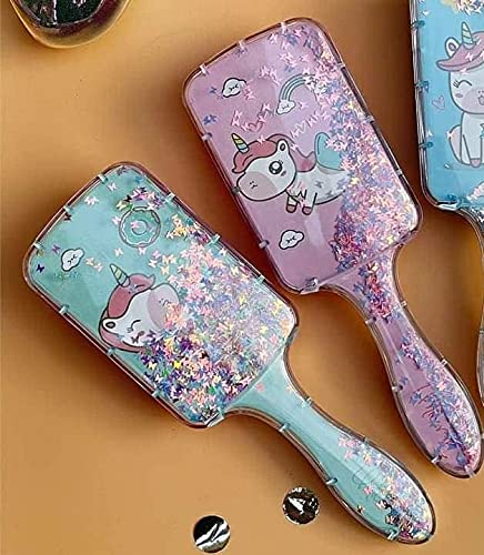 TERA 13 Unicorn Hair Comb Set for Girls (2 Pcs) - Kids Hair Brush for Styling, Party Favors, Birthday Gifts & Kanjak Pooja - Perfect for Birthday Parties, School Events & Special Occasions