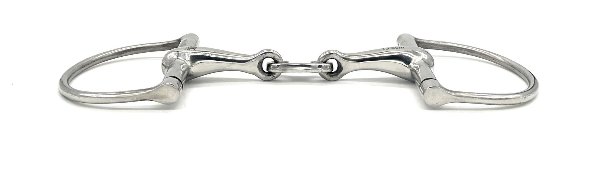Jake Adams Hollow Mouth French Link Dee Bit - Premium Horse Bit for Dressage & Training - Perfect for English Riding & Show Jumping
