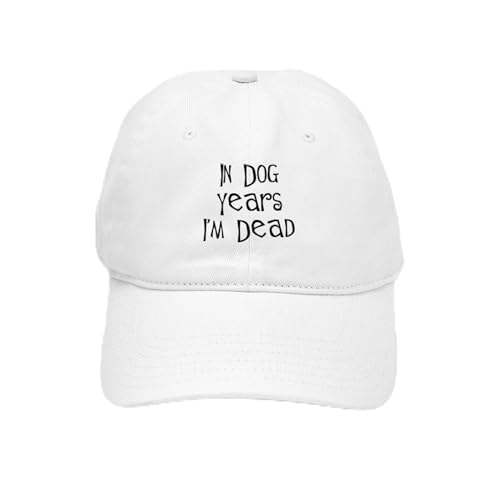 White - in Dog Years I'm Dead Birthday Cap